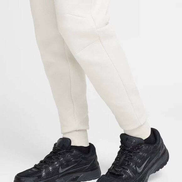 Nike Tech Fleece Joggers Birch Heather White Black Men's Size 2XL HV0959-051 NEW - Picture 14 of 14